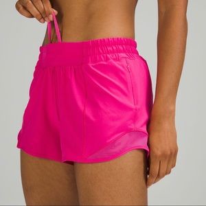 NWT RARE Sonic Pink lululemon hotty hot shorts